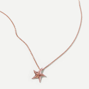 9ct Rose Gold Starfish Pendant