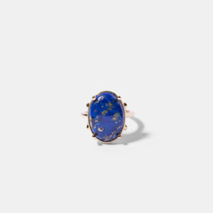 Yellow Gold Lapis Lazuli Ring